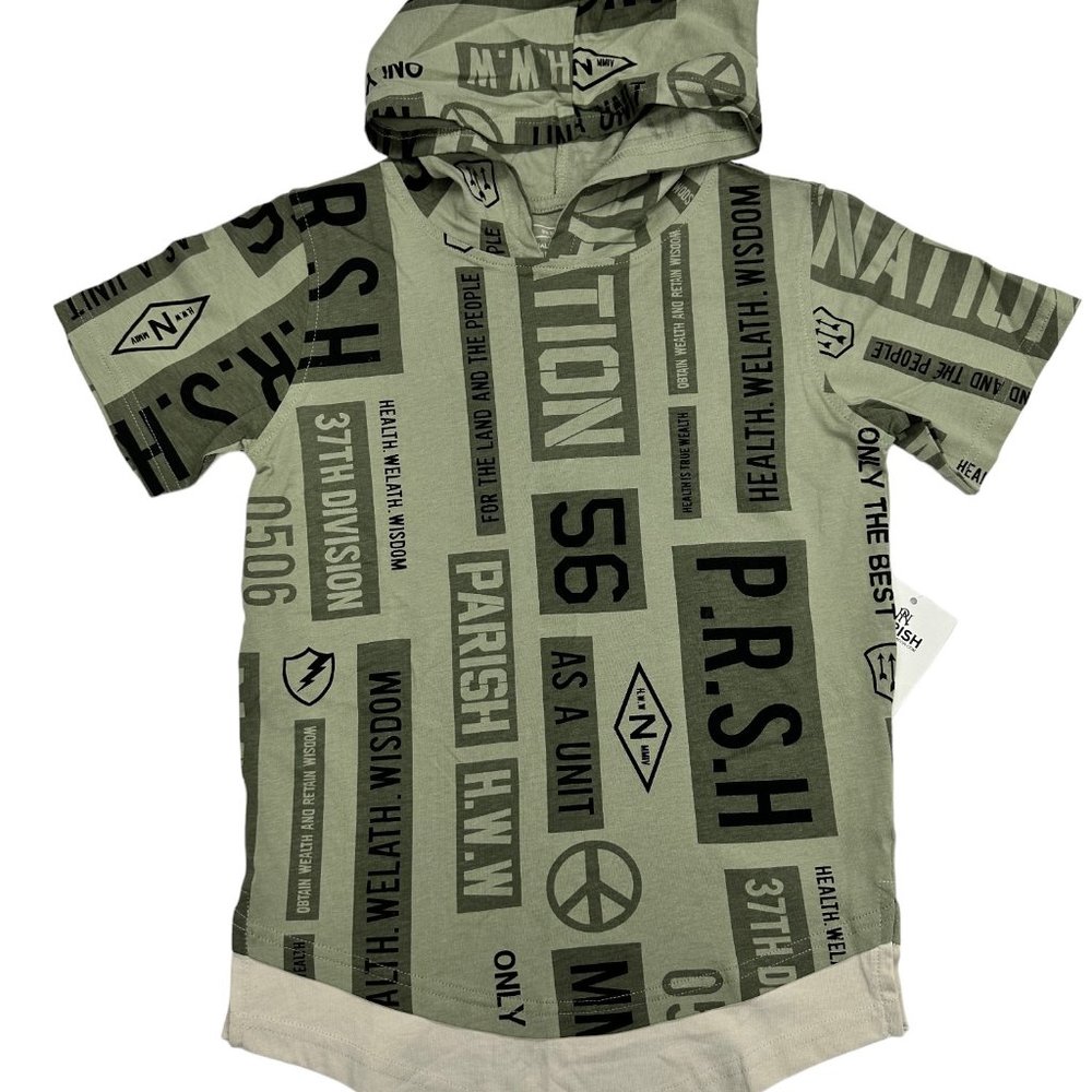 Parish Nation Prints Hooded Tee (7/XL)